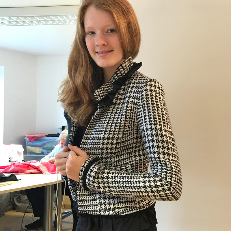 Haute-Couture-Jacke selbst genäht