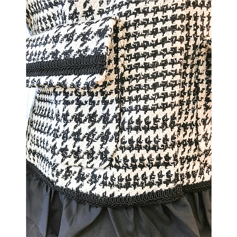 Haute-Couture-Jacke: Detail mit Bordüre