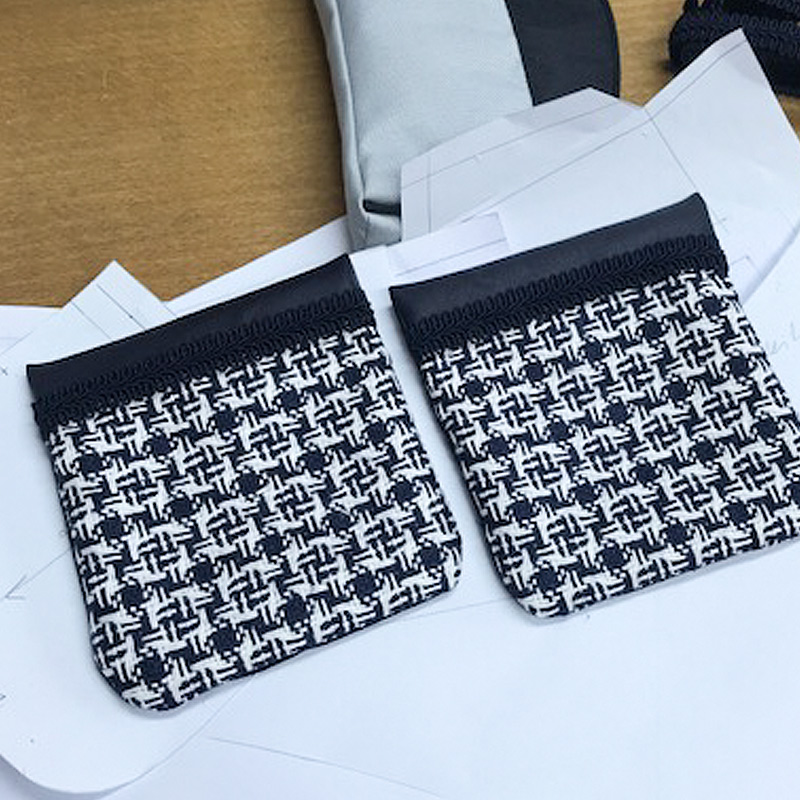 Haute-Couture-Jacke: Detail Seitentaschen