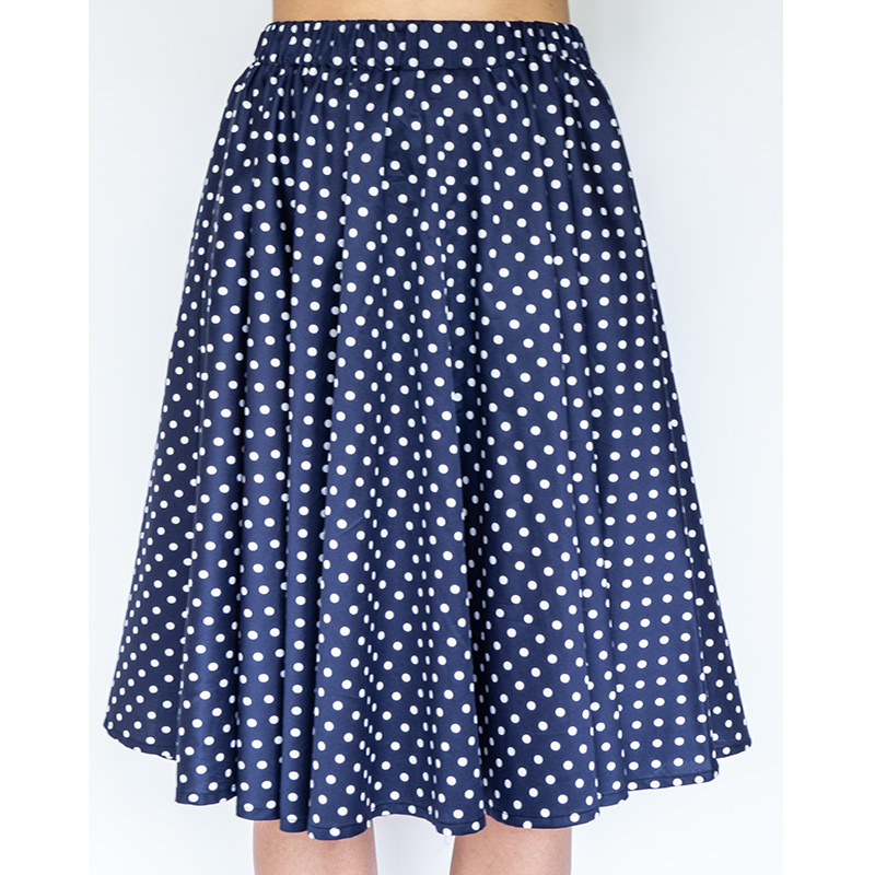 Lässiger Teller-Rock, selbst genäht