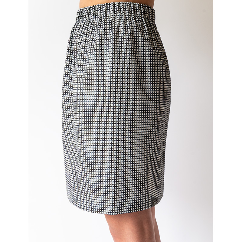 Rock mit Gummizug, selbst genäht