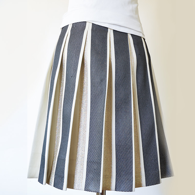 Raffinierter Falten-Rock, selbst genäht