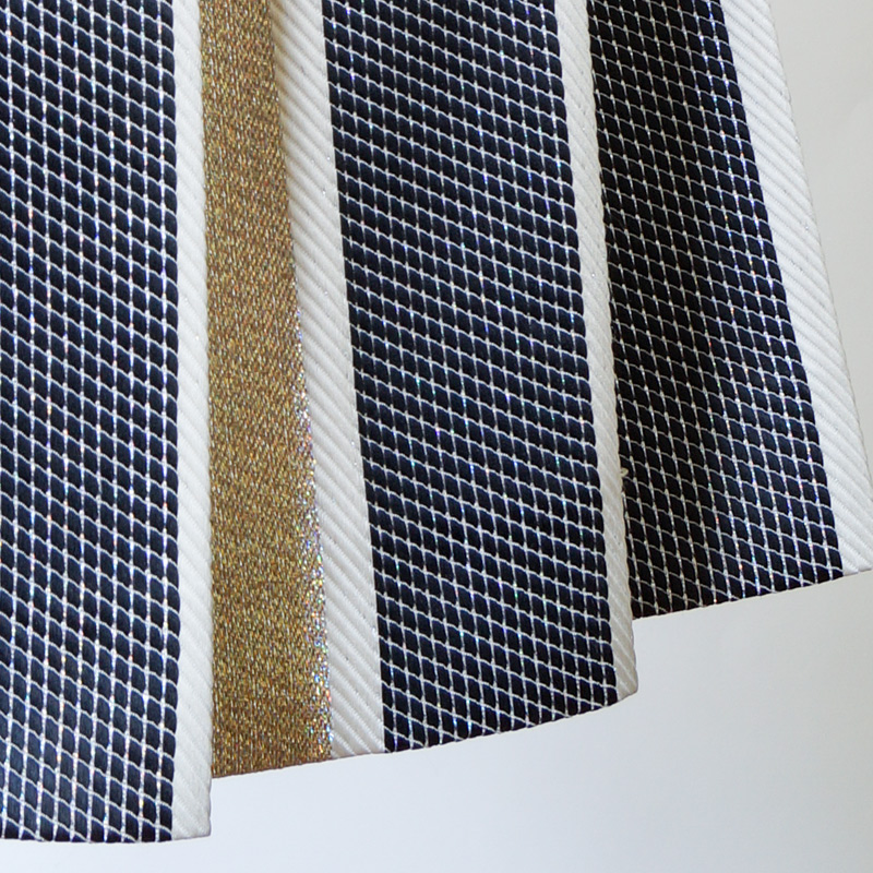 Detail: Raffinierter Falten-Rock, selbst genäht