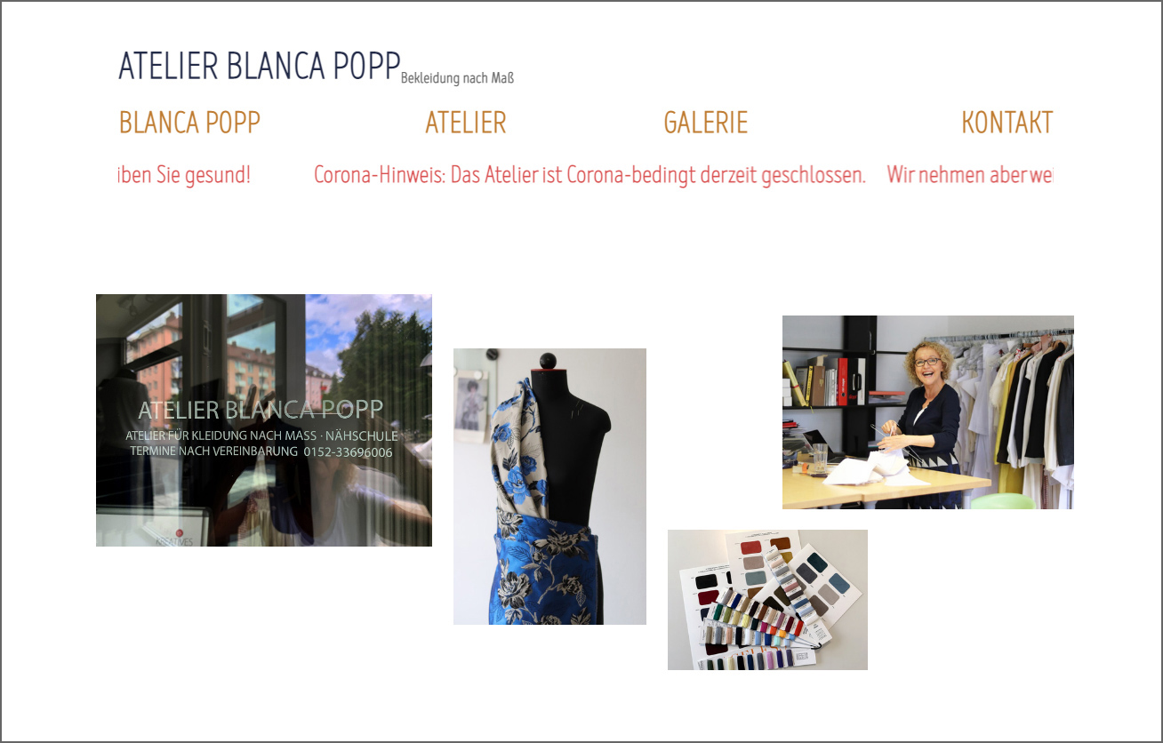Visual Maßatelier Blanca Popp